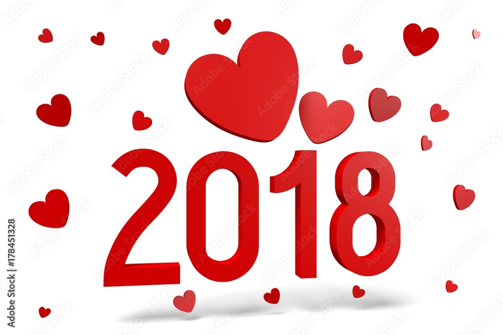 2018 New Year illustration
