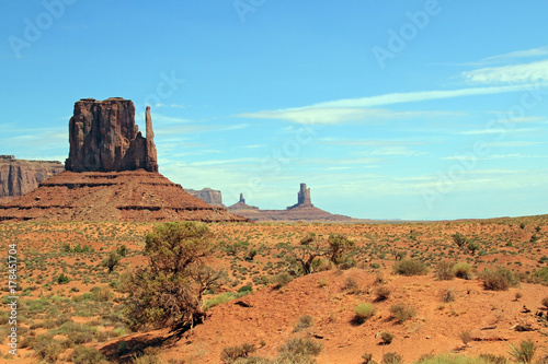 View of Monument Valley Navajo Tribal Park. Utah, United States