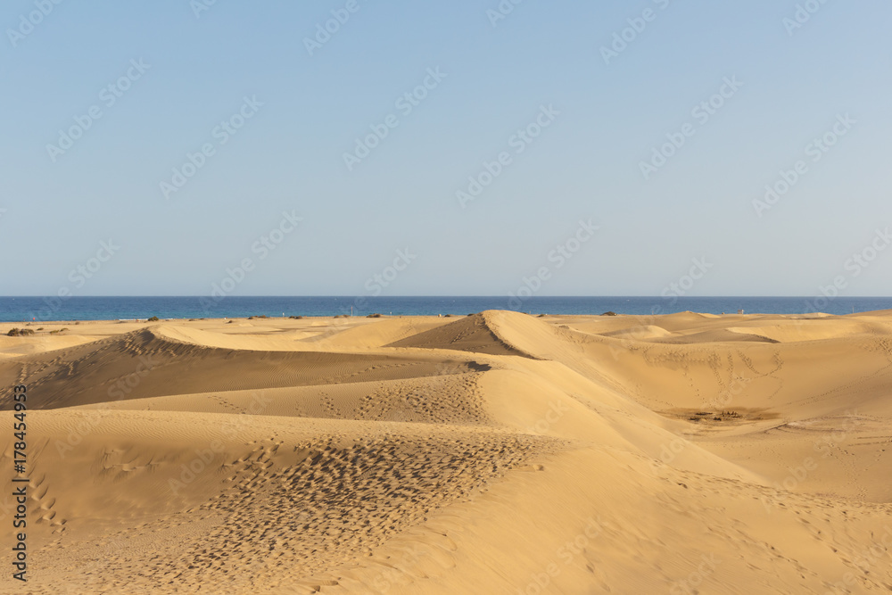 Dunes at Maspalomas, Gran Canaria, Spain Dunes at Maspalomas, Gran Canaria, Spain