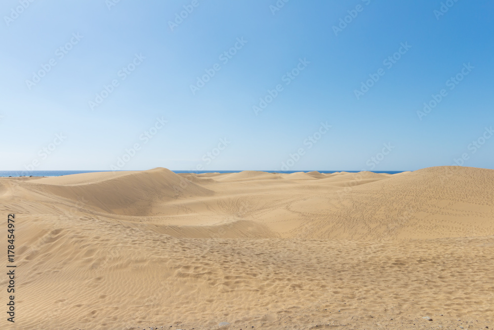 Dunes at Maspalomas, Gran Canaria, Spain Dunes at Maspalomas, Gran Canaria, Spain