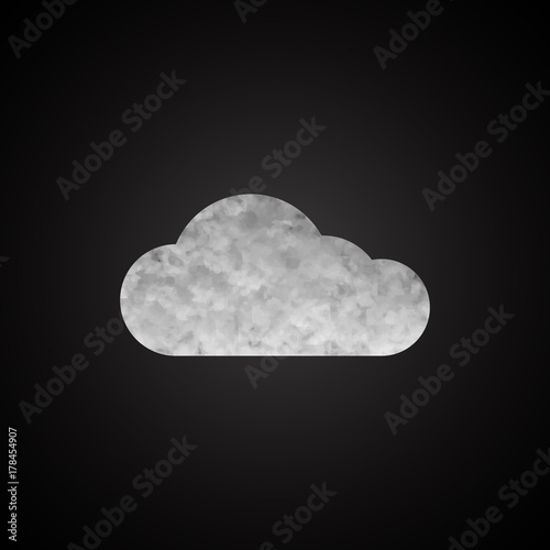 Cloud background for your business. Vector illustration.
