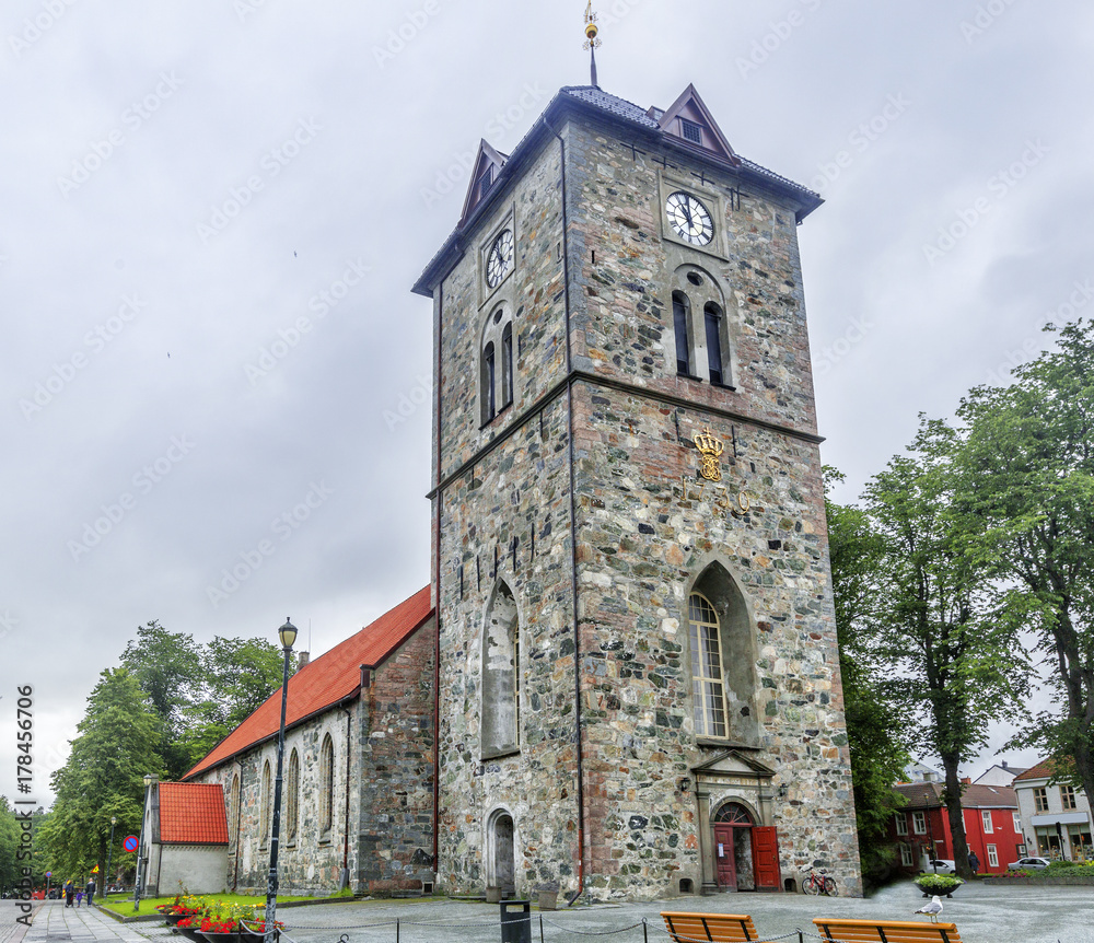 Var Frue Church in Trondheim. Norway.