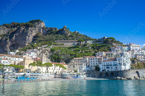 Scenic old houses of Amalfi © fotolupa