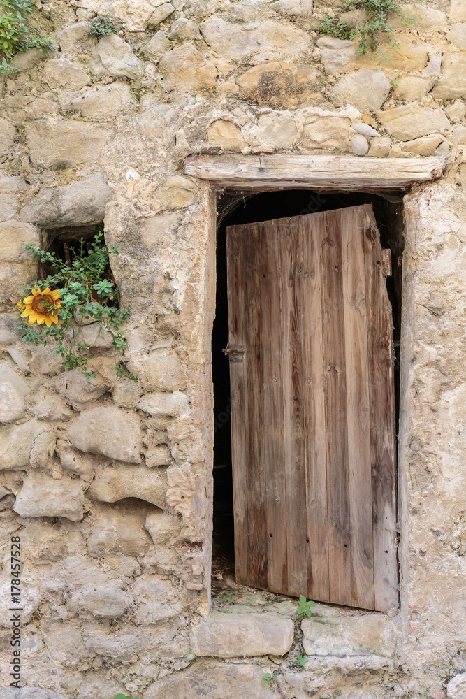 Entrance to the old French house