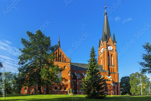 Gustav Adolf church is a parish church in  Sundsvall. Sweden. photo