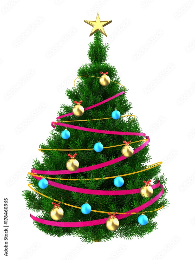 3d dark green Christmas tree 3d dark green Christmas tree