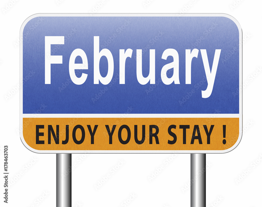 February winter month