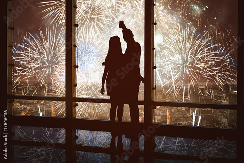Photography Paar macht Selfi an Silvester
