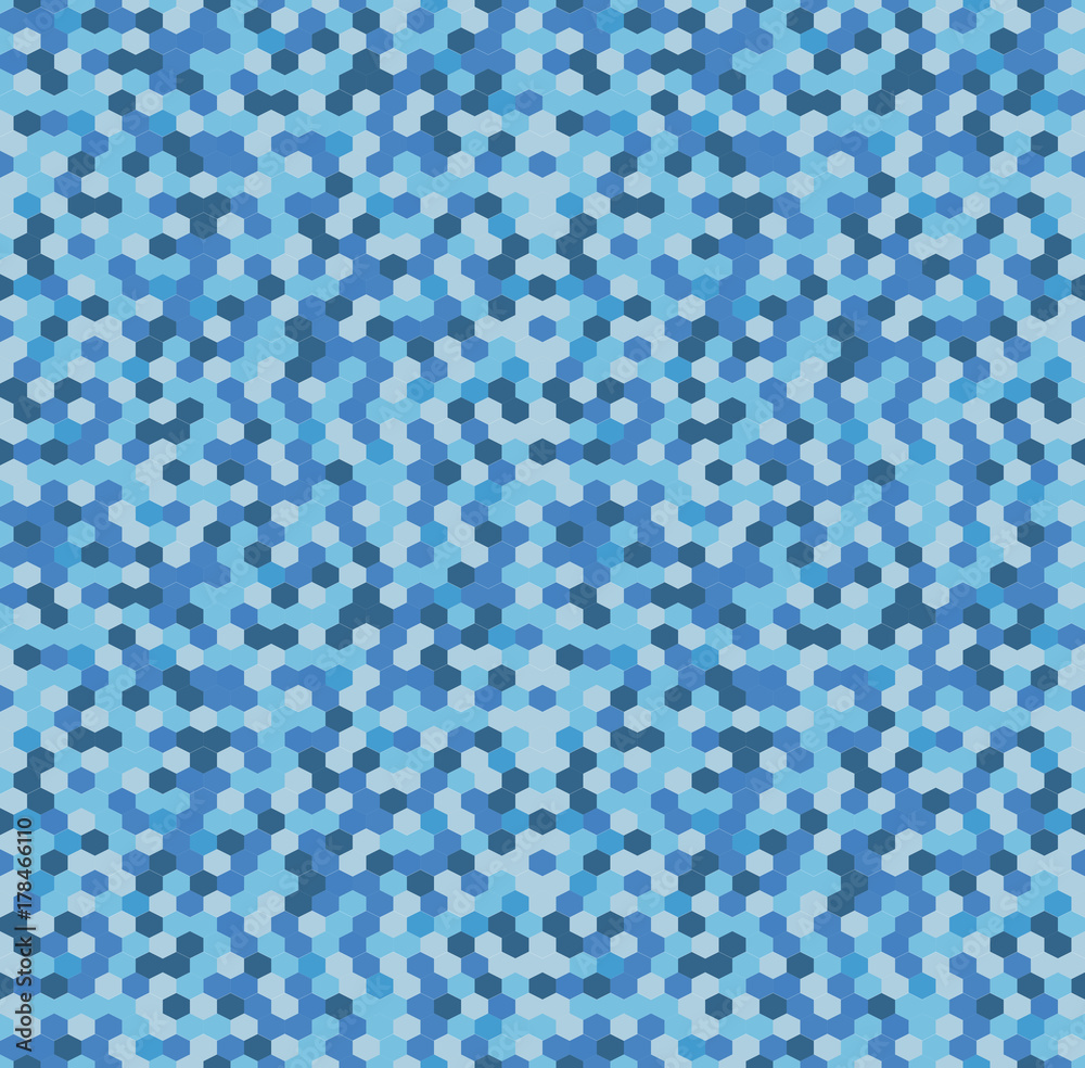 Abstract seamless pixel art vector pattern in blue. Mosaic seamless colorful bright vector background. Graphic style for wallpaper, wrapping, fabric, background, apparel, prints, banners Abstract seamless pixel art vector pattern in blue. Mosaic seamless colorful bright vector background. Graphic style for wallpaper, wrapping, fabric, background, apparel, prints, banners