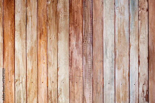 Wooden orange retro style background. Old boards texture.