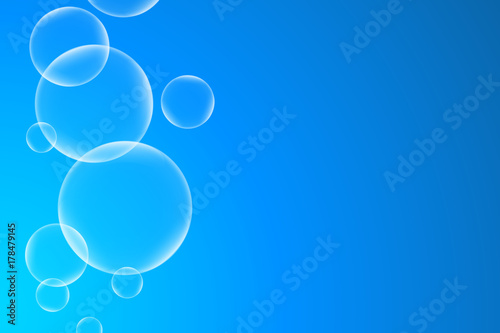 Bubbles background. Vector illustration