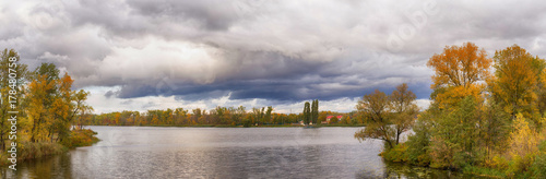 overcast autumn day