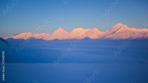 Spitsbergen, the Arctic. Around the fjord Hornsund. photo