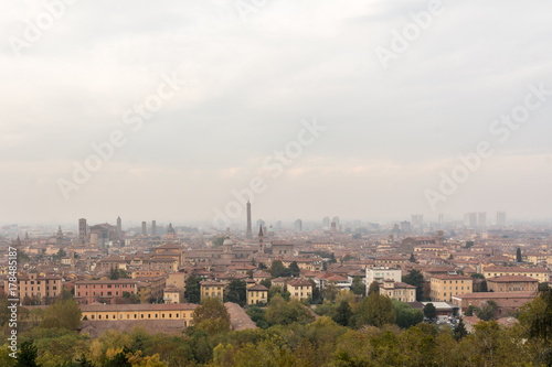 Bologna Skyline in smog © Dario