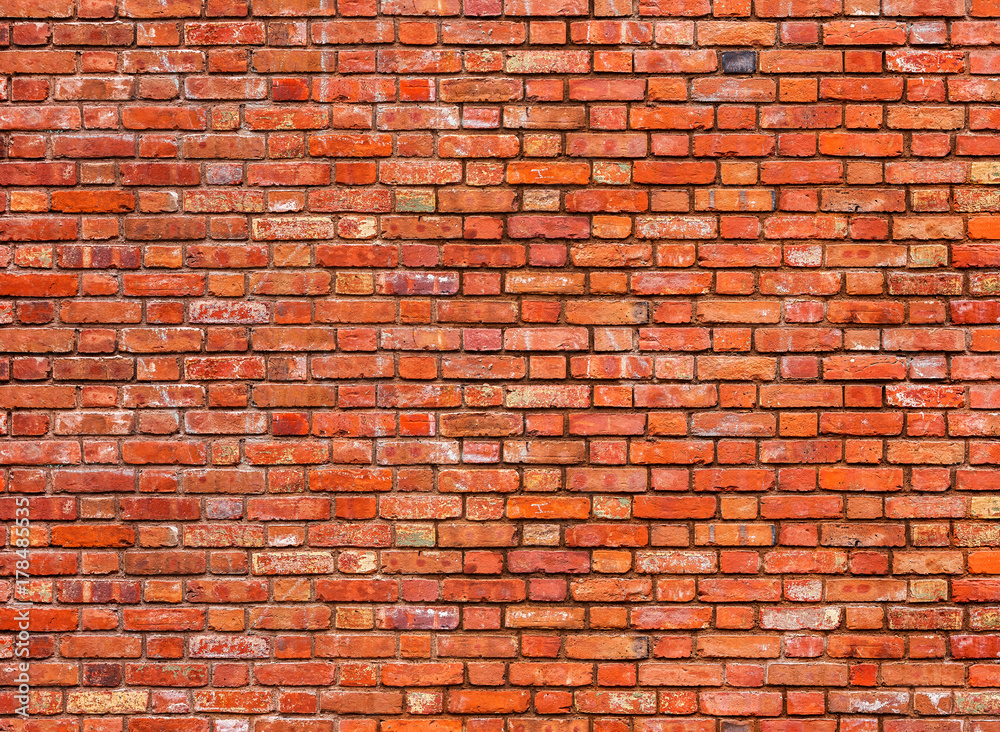 Fototapeta premium old red brick wall