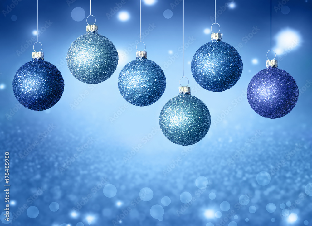christmas balls with copy space. christmas balls with copy space.