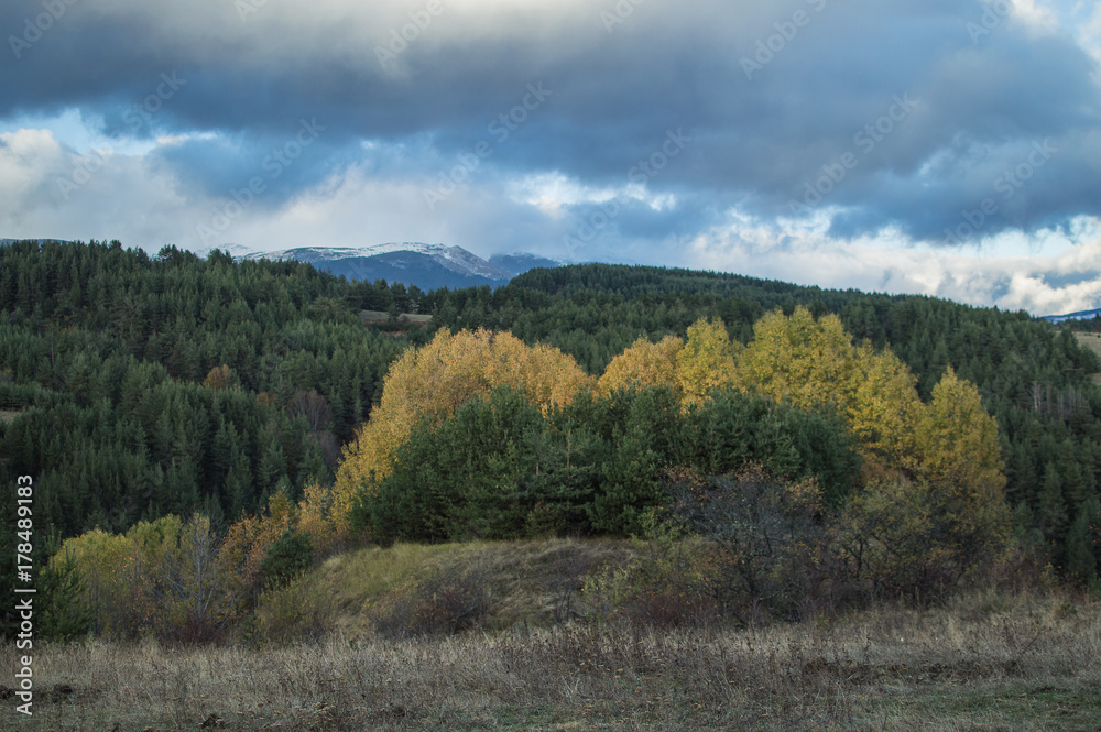 Autumn cold evening Autumn cold evening