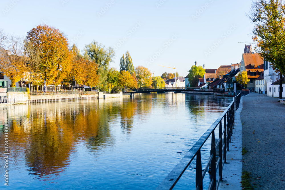 Isar Ufer in Landshut