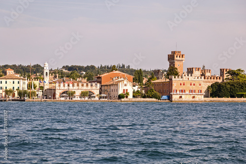 Wallpaper Mural  Lazise seen from Lake Garda Torontodigital.ca