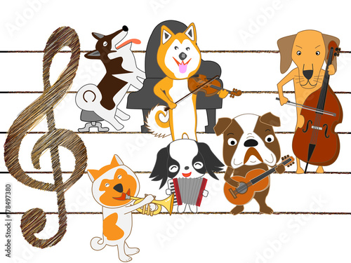犬のコンサート