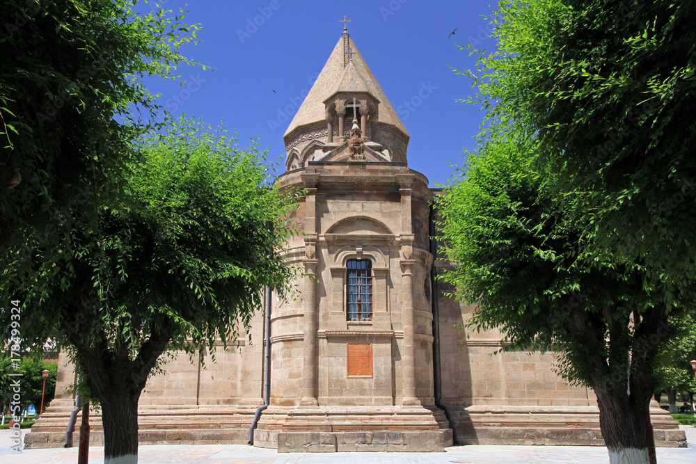 Etchmiadzin Cathedral, mother church of the Armenian Apostolic Church, located in the city of Vagharshapat (Etchmiadzin), Armenia