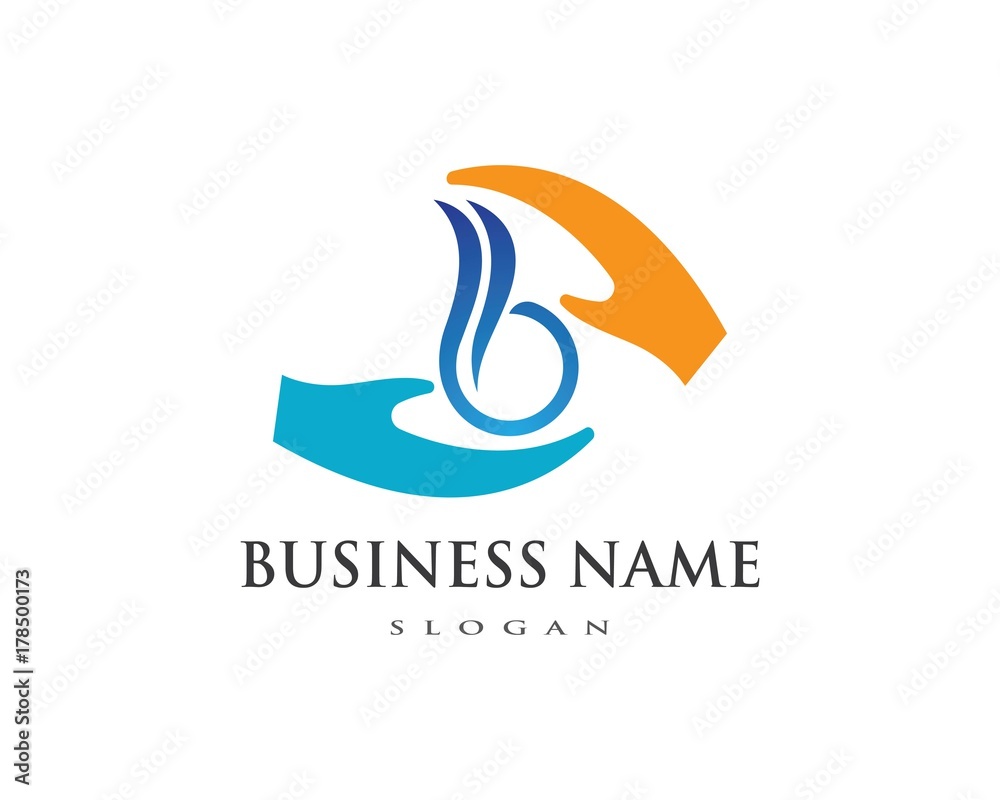 Hand Care Logo Template Hand Care Logo Template
