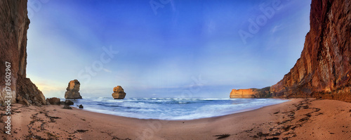 Canvas Print GOR Beach 2 apostles Vert Pan