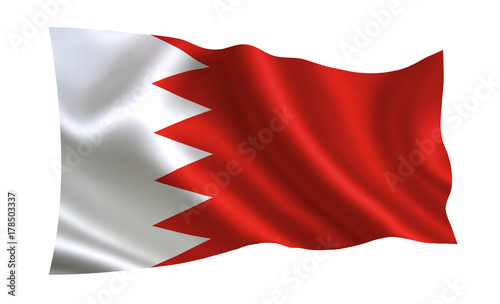 Bahrain flag. (A series of flags of the world.) 