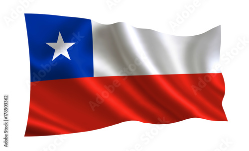 Free Download Chile flag. A series of flags of the world.  - GFXLoad