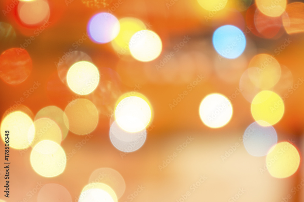 Colorful Festive Christmas elegant abstract background with bokeh lights Colorful Festive Christmas elegant abstract background with bokeh lights