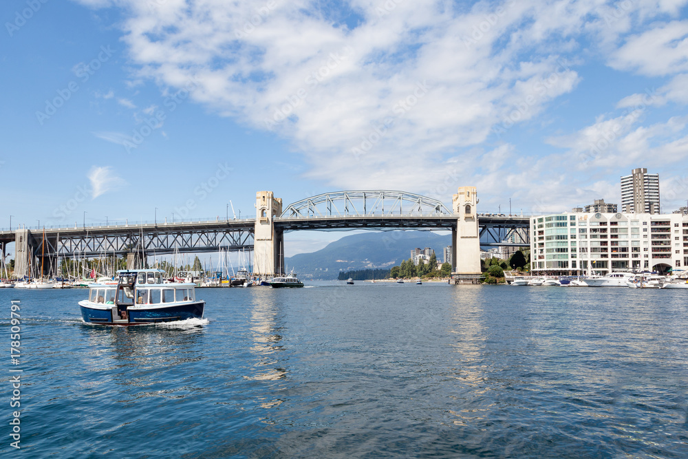 Burrard Bridge Over False Creek in Vancouver
