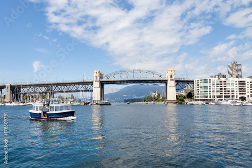Burrard Bridge Over False Creek in Vancouver