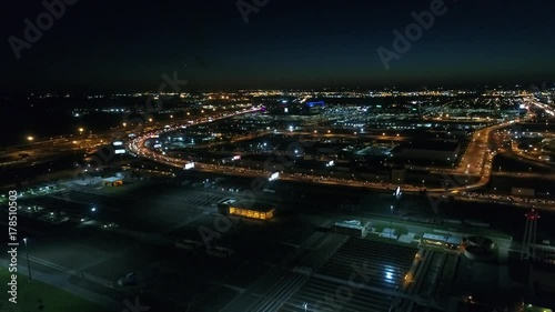 Aerial View South Philadelphia Stadium Area photo