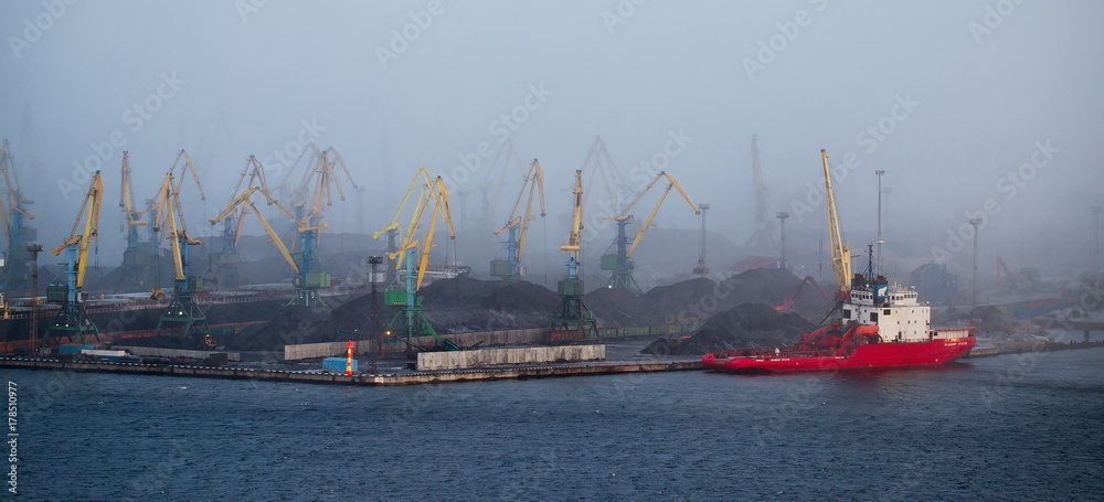 The seaport town of Murmansk