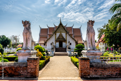 Wat Phumin temple, Nan Province, Thailand. Temple is a public place.Created over 100 years old. © Travel man