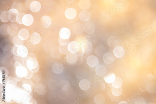 Bokeh picture with watery glitter.