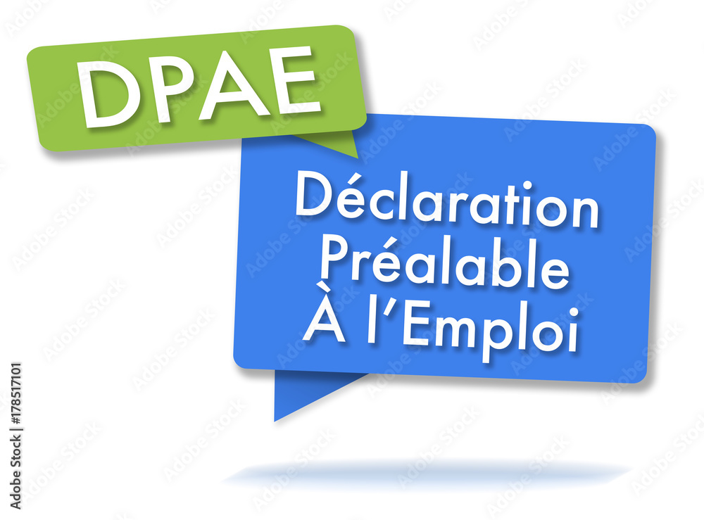 French DPAE initals in colored bubbles French DPAE initals in colored bubbles