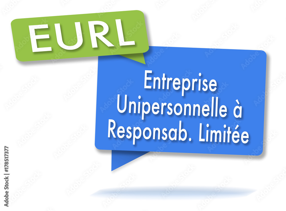 French EURL initals in colored bubbles French EURL initals in colored bubbles