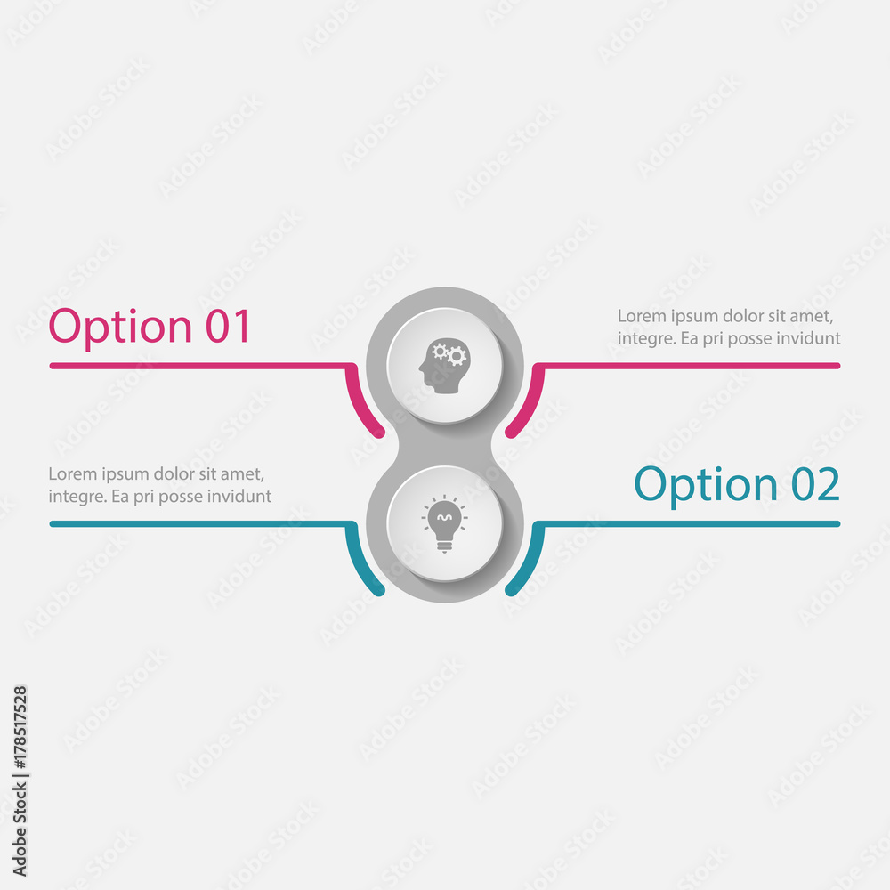 Fototapeta premium Vector infographic template for diagram, graph, presentation, chart, business concept with 6 options.