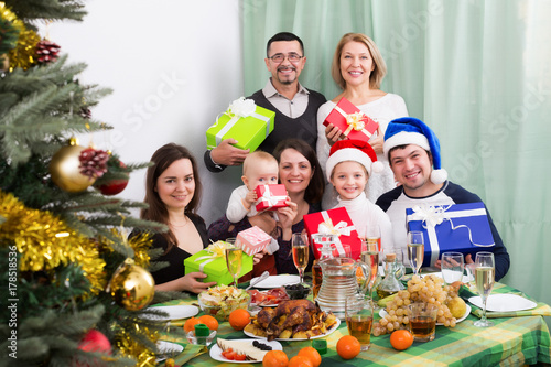 Christmas in big family