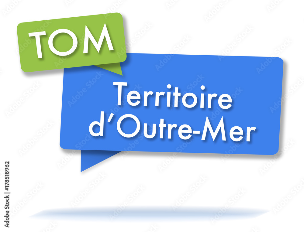 French TOM initals in colored bubbles French TOM initals in colored bubbles