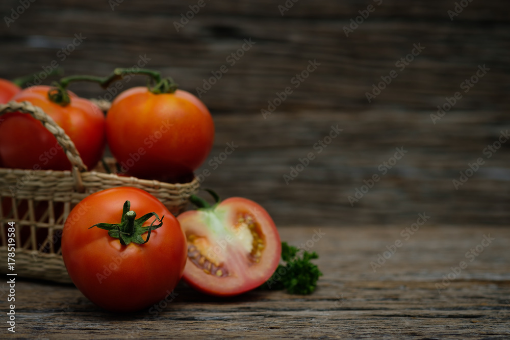 Tomato is Good health concept Tomato is Good health concept