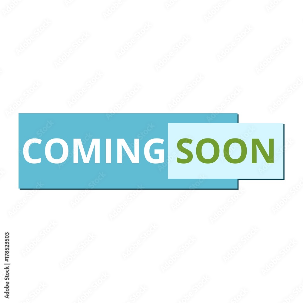 Coming Soon Sign - illustration 