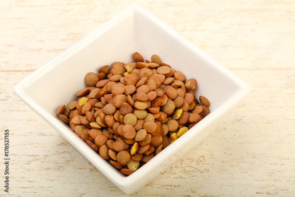 Raw lentils Raw lentils
