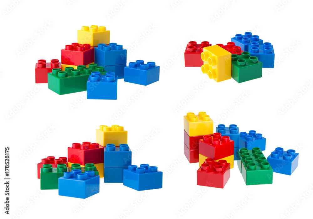 Plastic building blocks Plastic building blocks