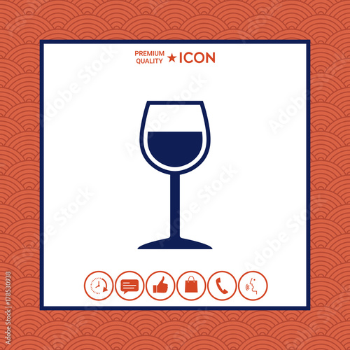 Wineglass symbol