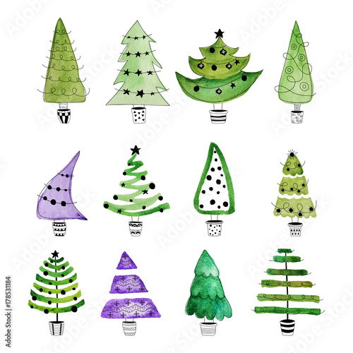Christmas tree set