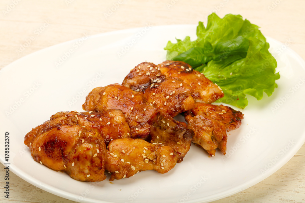 Teriyaki thighs