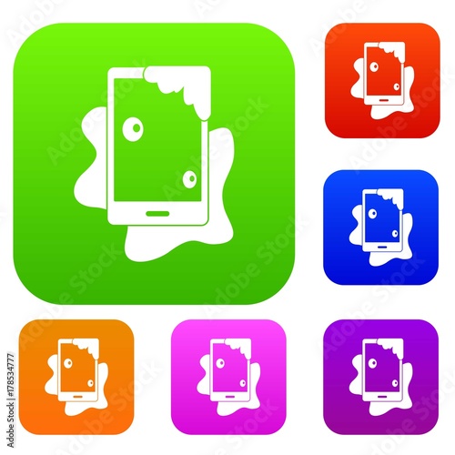 Wet phone set color collection