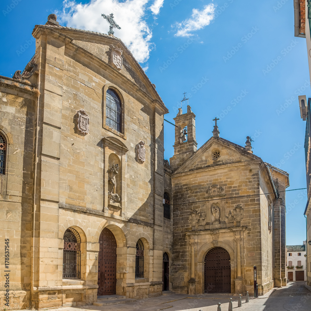 Church of Padres Carmelitas  in the streets of Ubeda - Spain